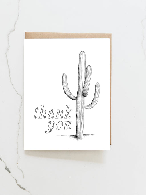 Maddon and Co - Cactus Thank You Card