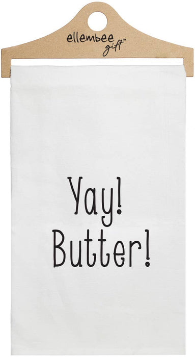 Yay Butter | White Kitchen Towel