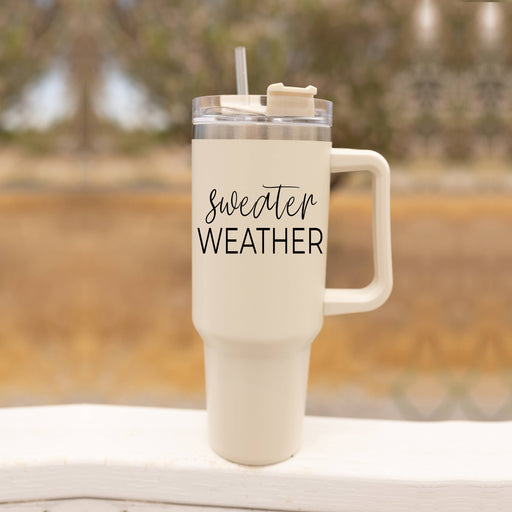 Sweater Weather 40oz Insulated Coffee Cup