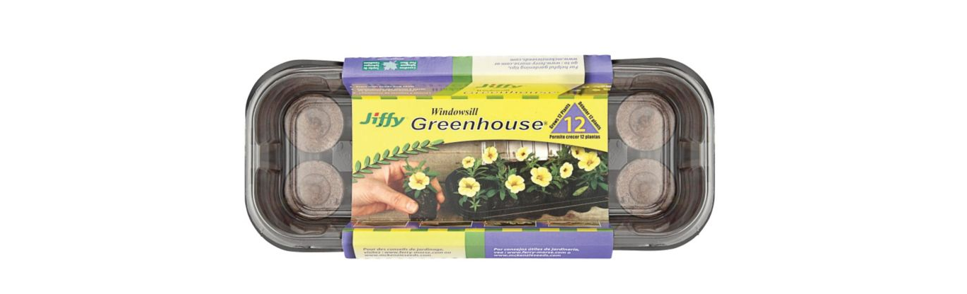 Windowsill Greenhouse - Jiffy - 12