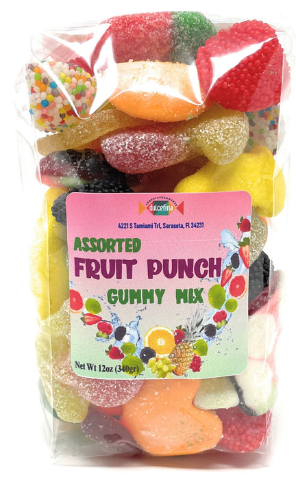 Fruit Punch Gummi Mix 12oz bag