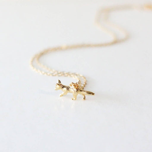 Fox Necklace | Gold