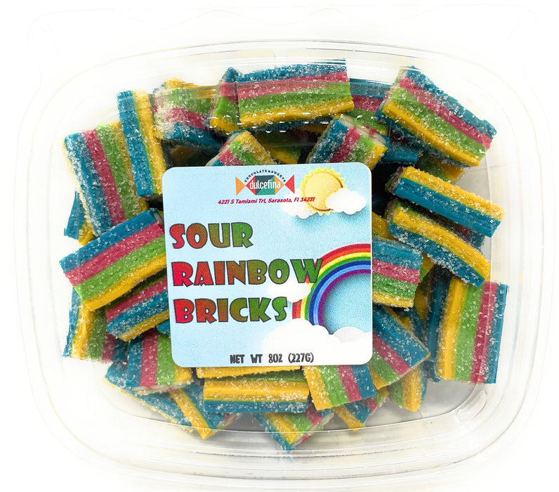 Sour Rainbow Bricks 7oz Tub