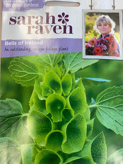 Bells of ireland" - Seed Packet- Sarah Raven