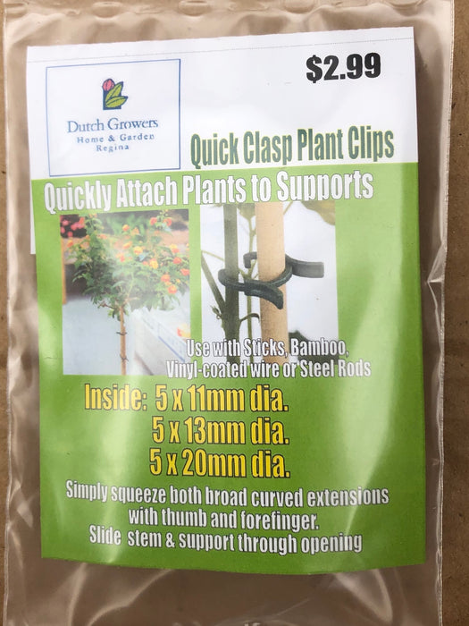 Quick Clasp plant clips