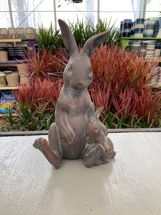 Bunny and Rabbit Statue