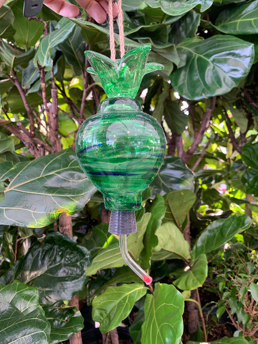 Hummingbird Feeder - Hanging Blown Glass