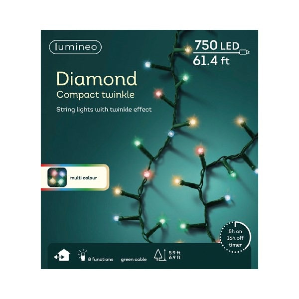 LED Diamond Compact Twinkle Lights