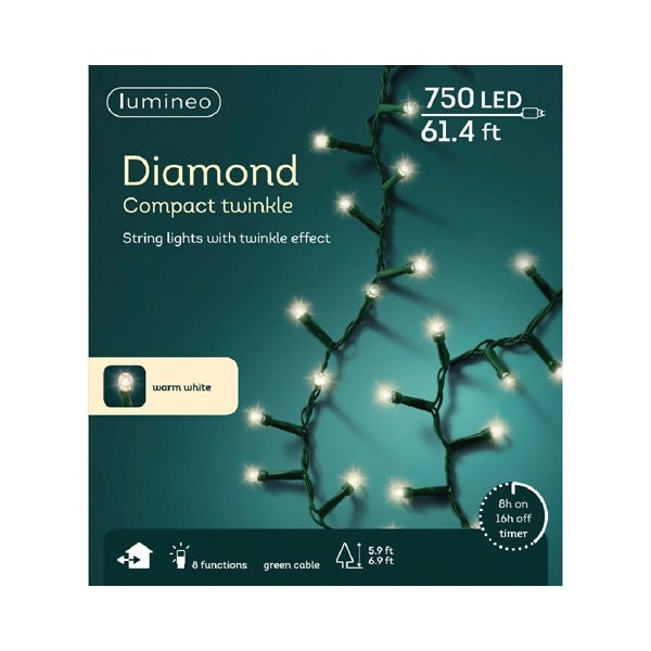 LED Diamond Compact Twinkle Lights