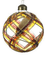Ornament Ball with Stripes