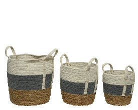 Cornleaf Medium Basket with Handles